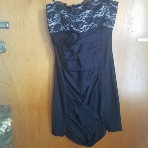 Black cocktail dress